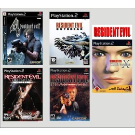 Resim Konami Playstatıon 2 - Resıdent Evıl Serisi 5 Oyunluk Set - Sadece Çipli Cihazlar Için! 