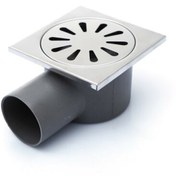 Resim 15X15 50 'Lik Yandan Çıkışlı Krom Süzgeç Yer Süzgeci Sürat 
