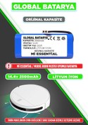 Resim GLOBAL BATARYA Xiaomi Mi Vacuum Mop G1 2in1 Essential Akıllı Robot Süpürge Bataryası (MJSTG1) 14.4v 2500mah Pil 