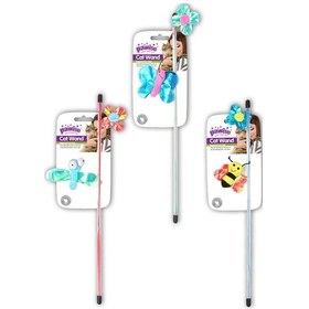 Resim Cosmotex Pawise Böcekli Kedi Oltası 45 Cm 