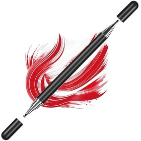 Resim Samsung Galaxy Tab A11+ Plus X230 İle Uyumlu Çift Uçlu Hassas Dokunmatik Stylus Kalem Gecikmesiz Siyah 
