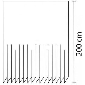 Resim Banyo Paspas Ve Tek Kanat Duş Perdesi 1x180x200 Set Banyo Halısı 10056 Yeşil 