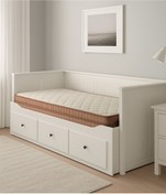 Resim Reyo IKEA Divan Hemnes Uyumlu Katlanır Sünger Yatak 160x200 cm Yer Yatağı 10cm Kalınlık 