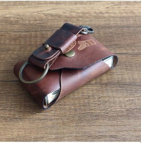 Resim Sumerian Leather Craft Deri Sigara Kılıfı Tarçın 