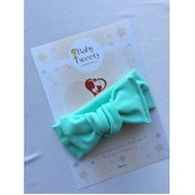 Resim Baby Tweety El Yapımı Ribana Kız Bebek Bandana 