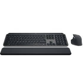 Resim Logitech MX Keys 920-011615 Combo Bilek Destekli Türkçe Klavye ve Mouse Seti Logitech