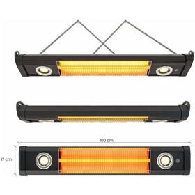 Resim Mirkraft Vega 2500 W Sarkıt Tipi Karbon Infrared Isıtıcı 