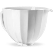 Resim Kitchenaid 4,8 L Stand Mikser İçin Seramik Kase - 5Ksm2Cb5Pws- White Shell Pws 