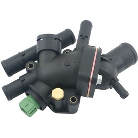 Resim HELLUX HTR251015 Termostat Komple Sensör Delıklı Kangoo Megane CLIO II 1.9 