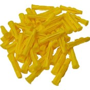 Resim Plastik Dübel Sarı (100 Adet) (Roket Dübel 10 Mm) 