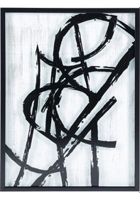 Resim Mudo Home Scracth Iı Çerçeveli Cam Baskı Pano 77x102 Cm 