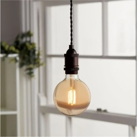 Resim Edison Glop G125 6W E27 Duylu Rustik LED 