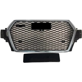 Resim Audi Q7 RSQ7 Panjur Krom/Siyah 2015-2018 Arası Uyumlu 