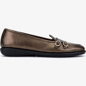 Resim Valmenti Kadın Kahverengi Hakiki Deri Loafer Ayakkabı 611 E1712-06 Bn Ayk Sk25-26 Marrone Pearl Kahverengi 