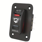 Resim 3 Yollu Bilge Pompası Anahtarı 12V 24V 4Pin 20A SPDT Otomatik/Kapalı/Manuel LED Işıklı Tekne ve Deniz Araçları için Bilge Pompası Paneli 