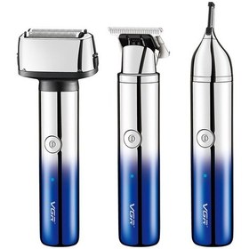 Resim Skycity Vgr365 Usb Şarjlı 3'ü Bir Arada Fonsuz Tıraş Makinesi - Kaş Düzeltici, Saç Kesici Ve Tıraş Fırçası 600mah, 90 Dakika Kullanim Süresi 