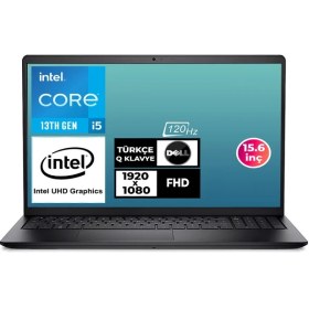 Resim Dell Vostro 3530 I5-1334U 16GB 512GB SSD 15.6" Fhd W11P Taşınabilir Bilgisayar+Hediye Çanta 