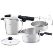 Resim Fissler Vitaquick Green Point Düdüklü Tencere Seti 6+3,5 Litre 