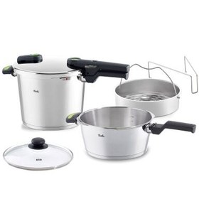 Resim Fissler Vitaquick Green Point Düdüklü Tencere Seti 6+3,5 Litre 