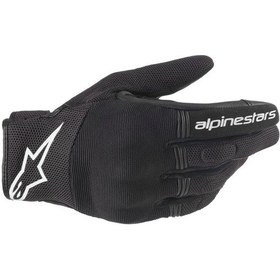 Resim Alpinestars Copper Korumalı Motosiklet Eldiveni Siyah Beyaz 