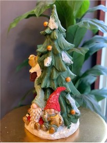 Resim Cüceli Çam Ağacı Dekor Hs644-2 