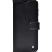 Resim Case Street Samsung Galaxy A01 Kılıf Kar Delüx Cüzdan Kartvizitli Para Gözlü Kopçalı Siyah 