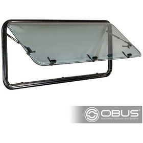 Resim Obus Karavan Berhimi 550 1450 Karavan Penceresi Amortisörlü Beyaz 