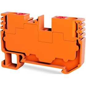 Resim Tbloc Pft 4mm Turuncu Push-in Tek Katlı Klemens 