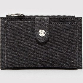 Resim Mavi - M Logo Detaylı Denim Cüzdan 1913139-88035 Antrasit 