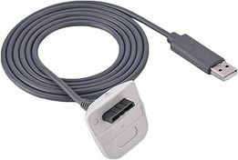 Resim Rankomu usbcharger Xbox 360 Wireless Controller USB Charging Cable, Quick Charge Cord for Xbox 360 Controller, 2 m Long, White 