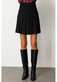 Resim Ekol Kadın Piliseli Tenis Etek 2005 Siyah Siyah 