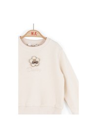 Resim Xo Kids Kız Çocuk Sweatşirt 9 Ay - 4 Yaş 39609 Krem 