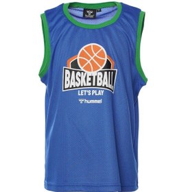 Resim Hummel Hmlaxel Tank Top Çocuk Atlet 911783-7788 Saks Mavi 
