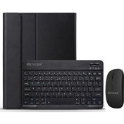 Resim Xiaomi Uyumlu Pad 6/6 Pro Bluetooth Klavye Ve Mouse + Standlı Kılıf-bkk6 