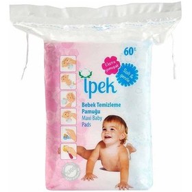 Resim İpek Bebek Temizleme Pamuğu 60'Lı 