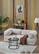 Resim Huga Mobilya Petite 80x160 Kanepe Oyun, Tv, Sinema Koltuğu- Yatak Olabilen Fitilli Kadife Yıkanır Silinir 