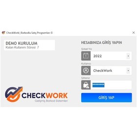 Resim CHECKWORK BARKODLU SATIŞ PROGRAMI (PAKET 2 ), BARKOD SİSTEMİ 