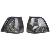 Resim E36 3-serisi Sedan/hatchback Siyah İçin Euro Fit Köşe Lambası Kapağı. 