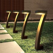 Resim 4 Adet Güneş Enerjili Bahçe Lambası, Dış Mekan Çim Işıkları, Su Geçirmez Solar Aydınlatma, Otomatik Yürüyüş Yolu, Patika ve Bahçeler İçin Peyzaj Aydınlatması, Noel Hediyesi 