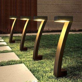 Resim 4 Adet Güneş Enerjili Bahçe Lambası, Dış Mekan Çim Işıkları, Su Geçirmez Solar Aydınlatma, Otomatik Yürüyüş Yolu, Patika ve Bahçeler İçin Peyzaj Aydınlatması, Noel Hediyesi 