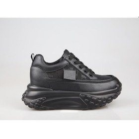 Resim Ewoll 241-1016 Siyah Kadın Sneakers Siyah 