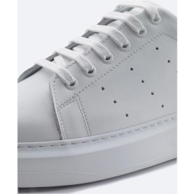 Resim AVVA Erkek Beyaz %100 Deri Esnek Taban Hafif Casual Ayakkabı B008000 