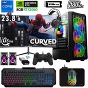 Resim XASER Xsr1135 i7 14700F 32GB DDR5 Ram 1TB M.2 NVMe SSD 8GB RTX5060 23.8" 180Hz Oyuncu Bilgisayarı 