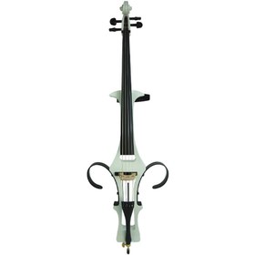 Resim Kinglos KNG DSDT-1802 Elektro Çello 4/4 Beyaz (Profesyonel - Silent) | Kulaklık Çıkışlı Sessiz Çalışma, Modern Tasarım, Taşıma Çantalı Set 