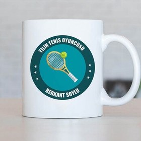 Resim Yılın Tenis Oyuncusu İsme Özel Kupa Bardak 