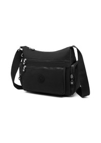 Resim Krinkıl Kumaş Kadın Postacı Çantası Smart Bags 1115 Siyah 