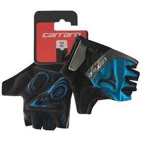 Resim Carraro V7B Kısa Parmak Bisiklet Eldiveni Mavi L 