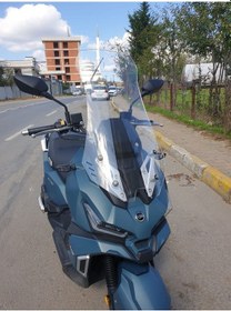 Resim Motocam Sym Adx 125 Ön Cam 2023-2026 Model 70cm Şeffaf Renkli 4mm 