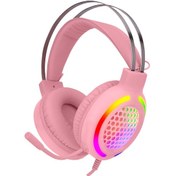 Resim Snopy SN-GX82 PINKY RGB Ledli Mikrofonlu Oyuncu Kulaklığı 