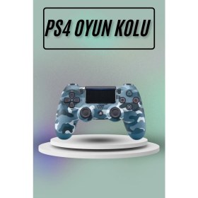 Resim Titreşimli Oyun Kolu Ps 4 Joystick Tablet Telefon Pc Android Uyumlu 
